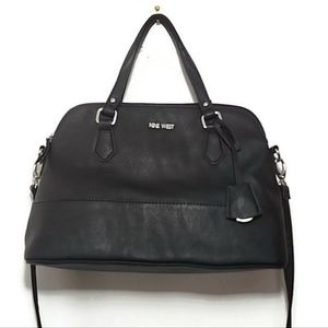 Nine West Black Handbag With Crossbody Strap